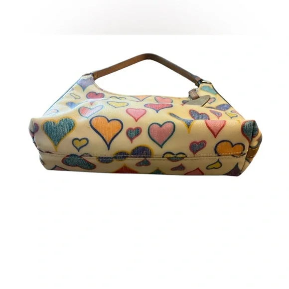 Dooney & Bourke Multicolor Heart Print Women's Bag - Picture 9 of 11